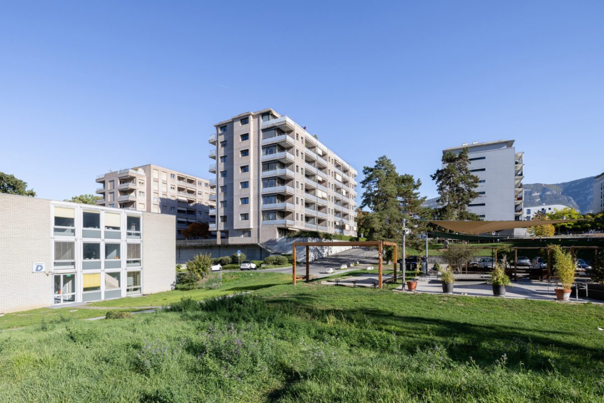 Quartier de la Tambourine Parc Battelle Campus HEG Carouge Genève